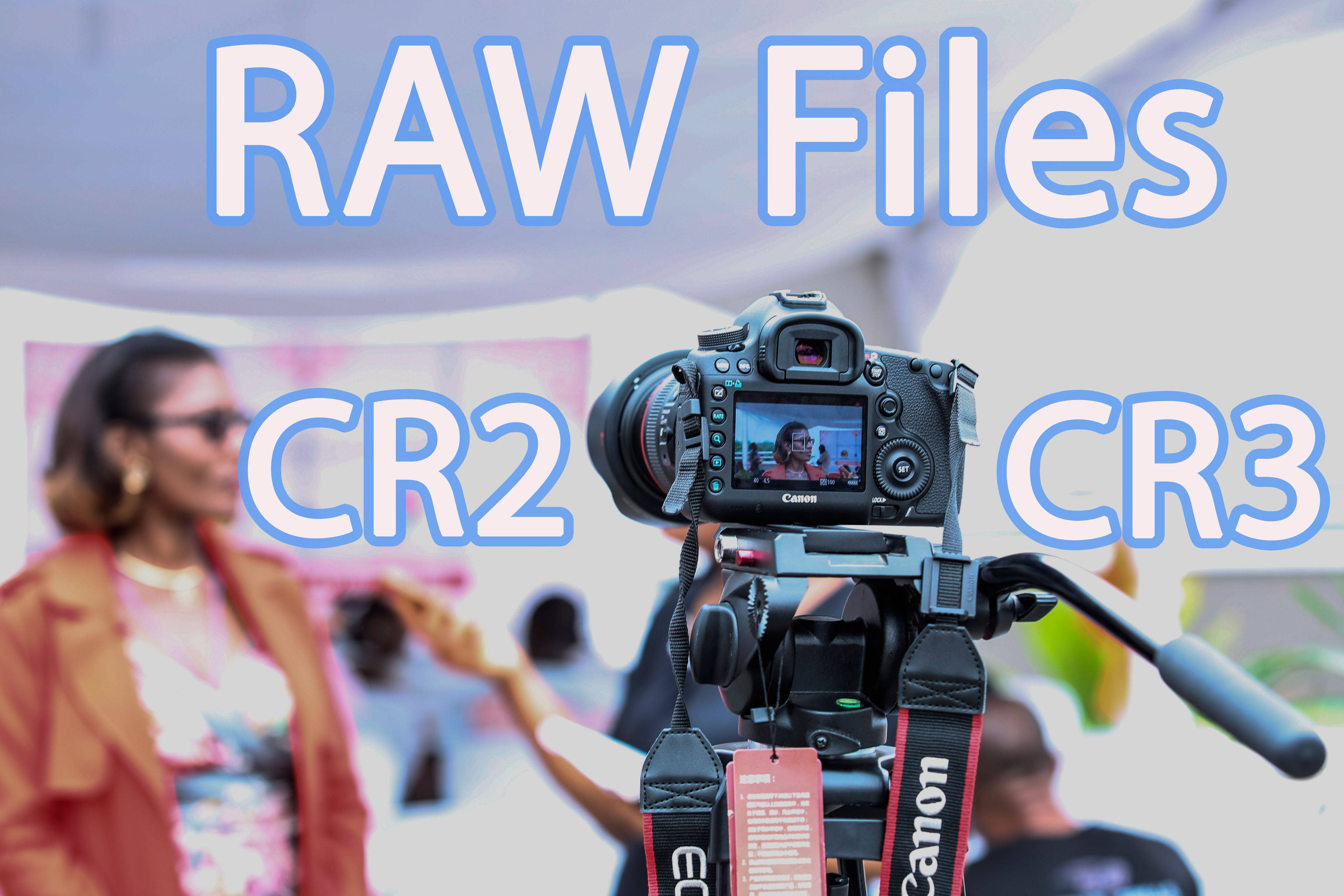 Arquivos RAW da Canon CR2 e CR3 para converter..
