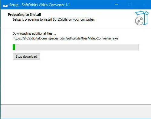 Instale o SoftOrbits Video Converter..