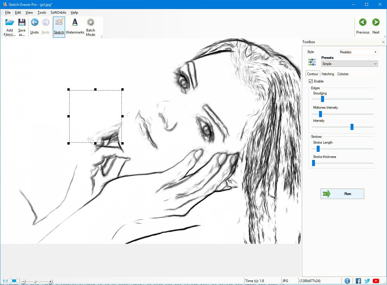 Sketch Drawer Captura de tela.
