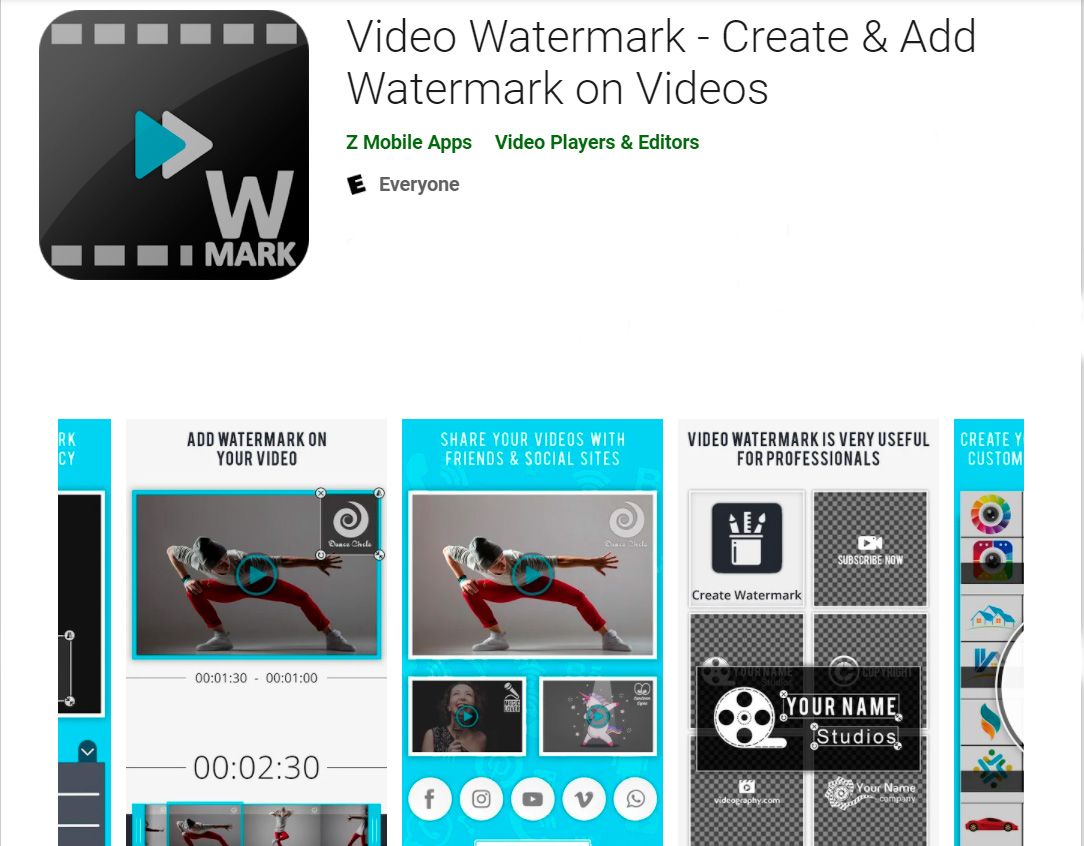 Video Watermark - Crie e Adicione Marca d