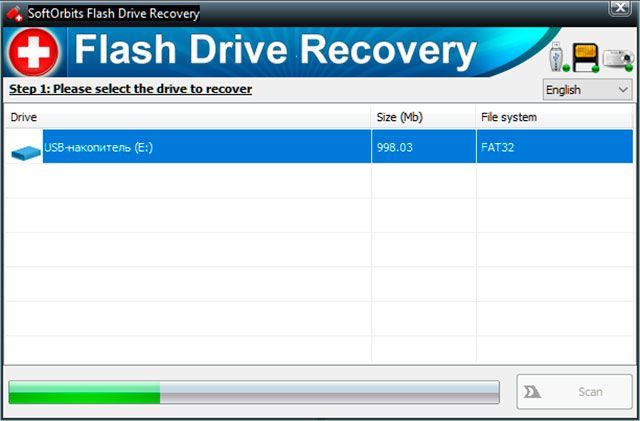 Digitalizar e corrigir o drive SanDisk..