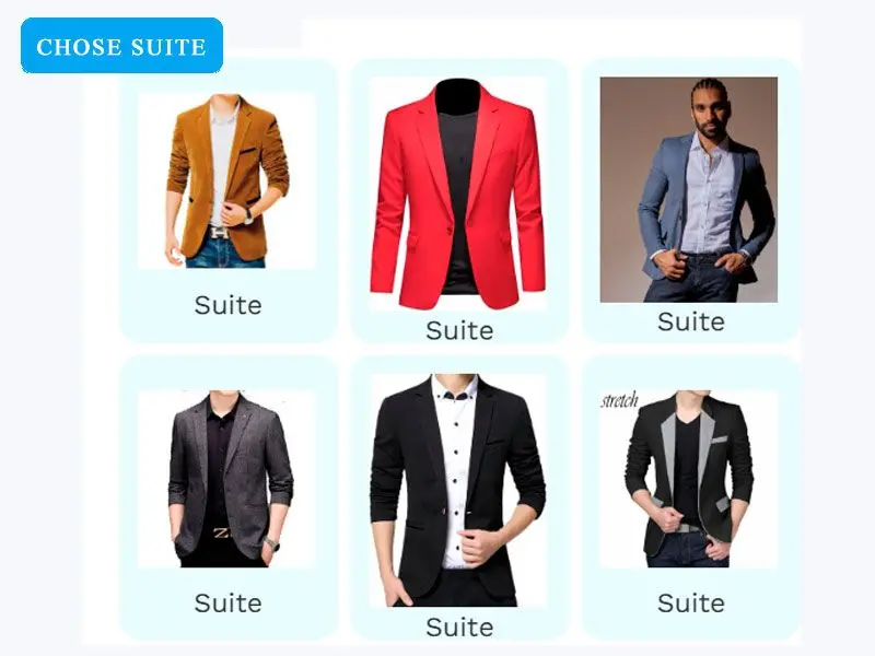 Escolha Seu Terno ou Blazer.
