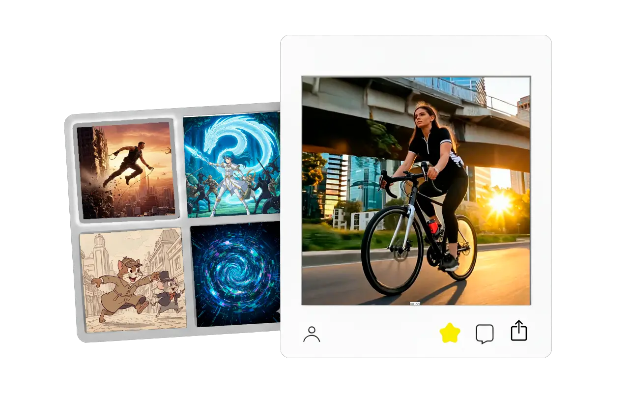 Crie Qualquer Estilo de Vídeo.