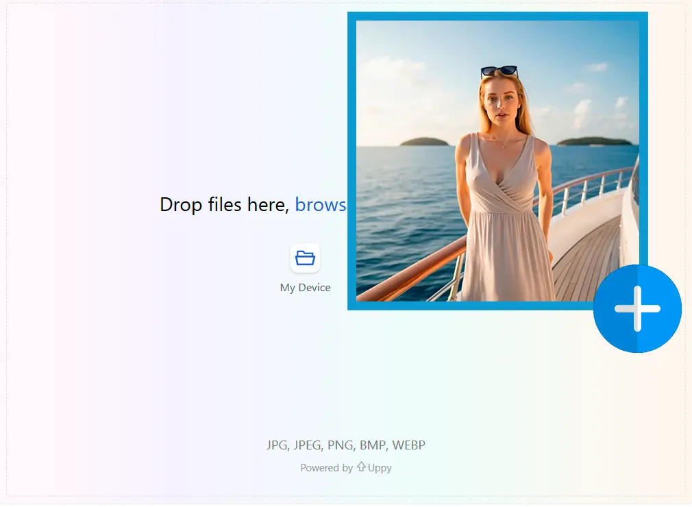 Carregue uma Imagem de Referência.