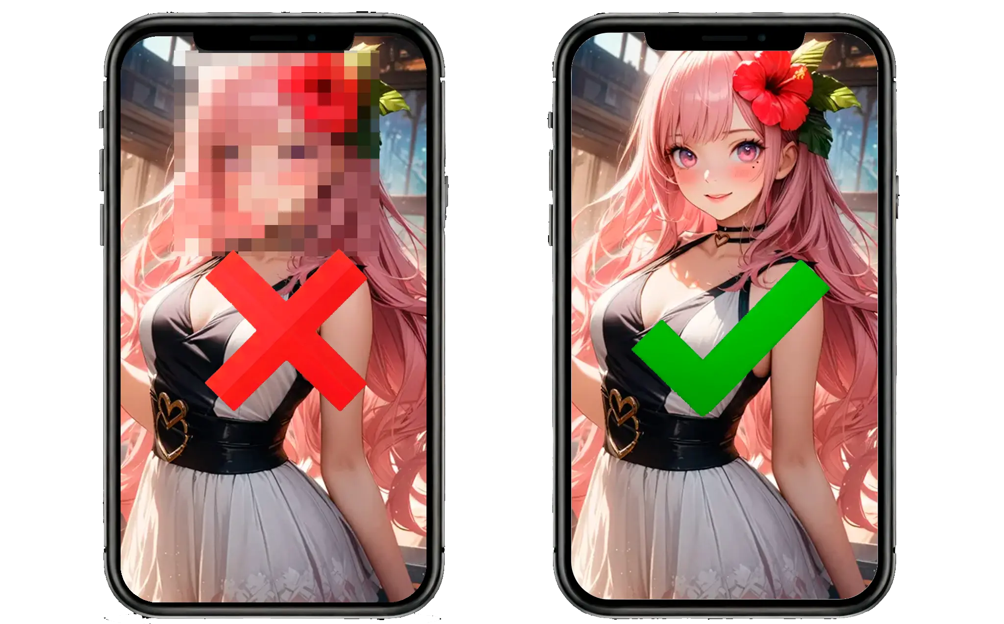 Ferramenta de descensura de desenhos animados e Hentai.