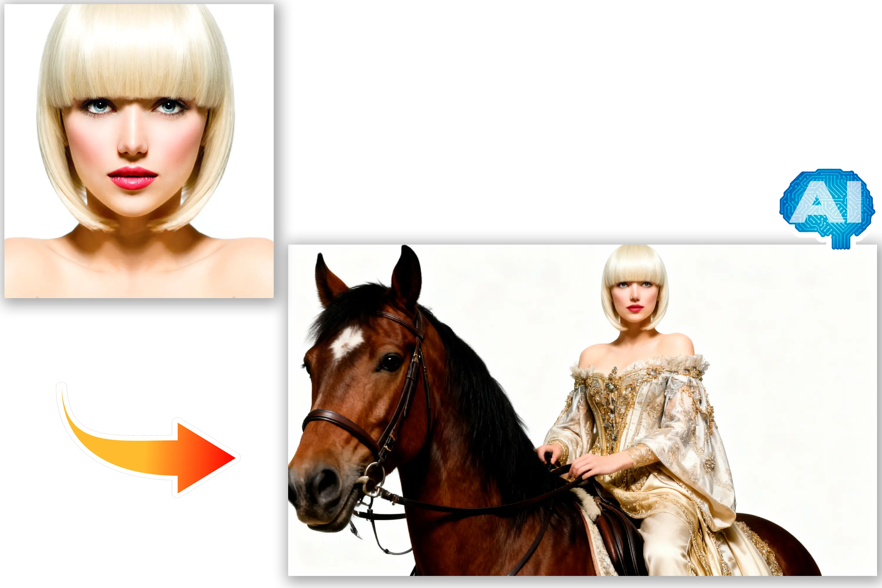 Use Imagens de Referência.