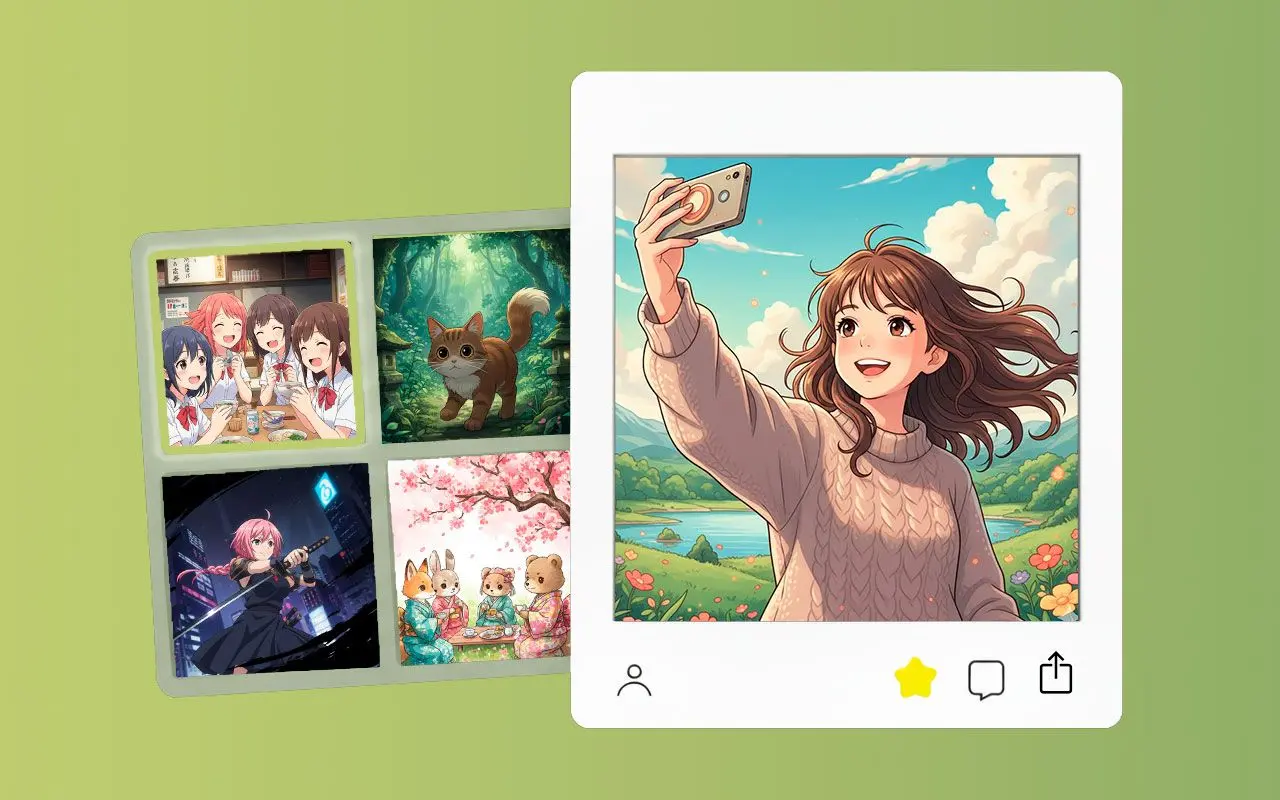 Crie Tudo Que Você Pode Imaginar: Crie Fotos de Anime.