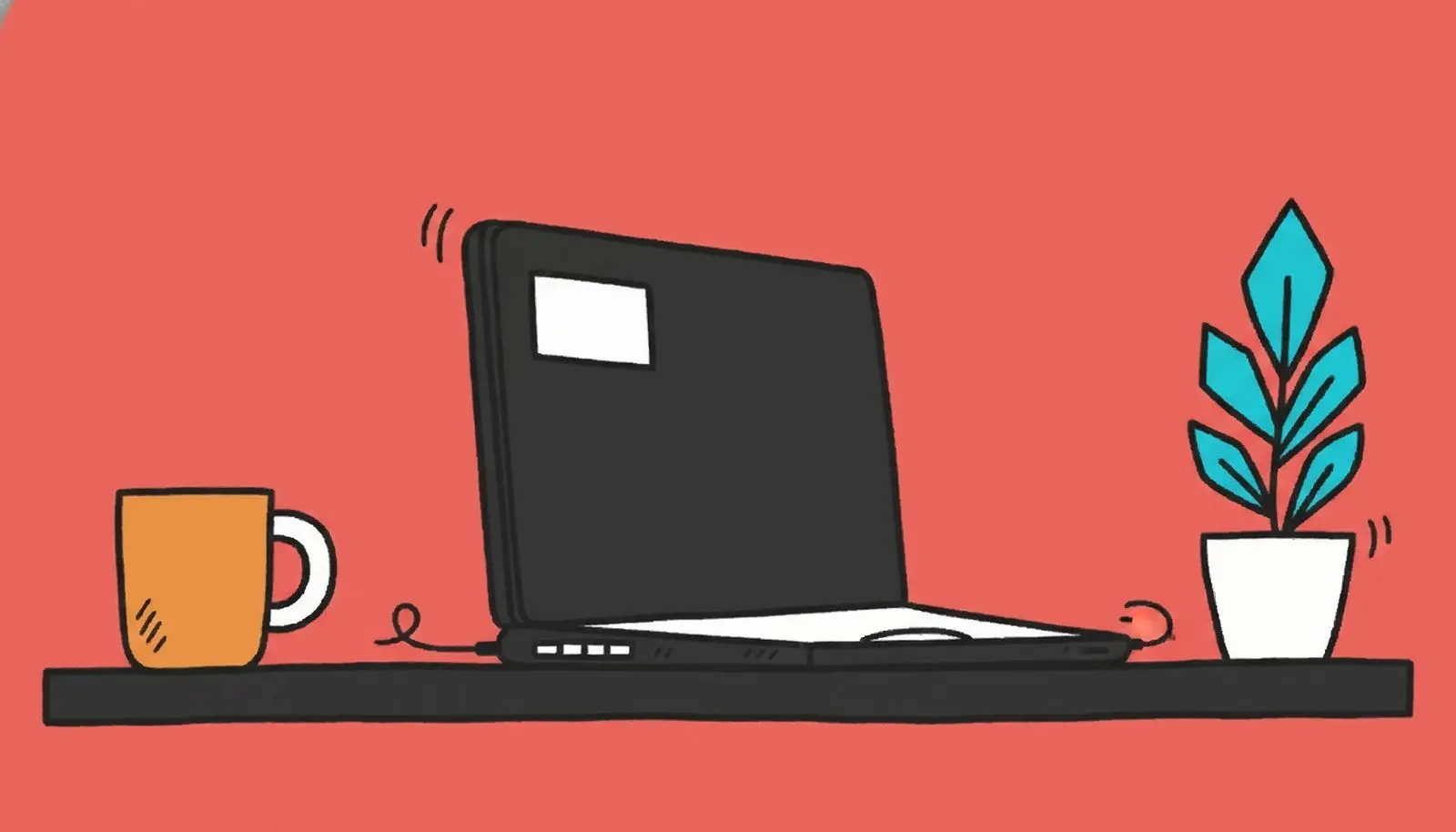 Devolução de um notebook corporativo ou alugado.