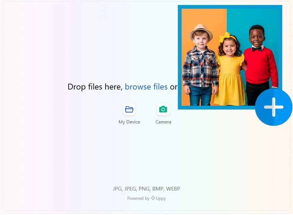 Carregue uma Imagem de Personagem.