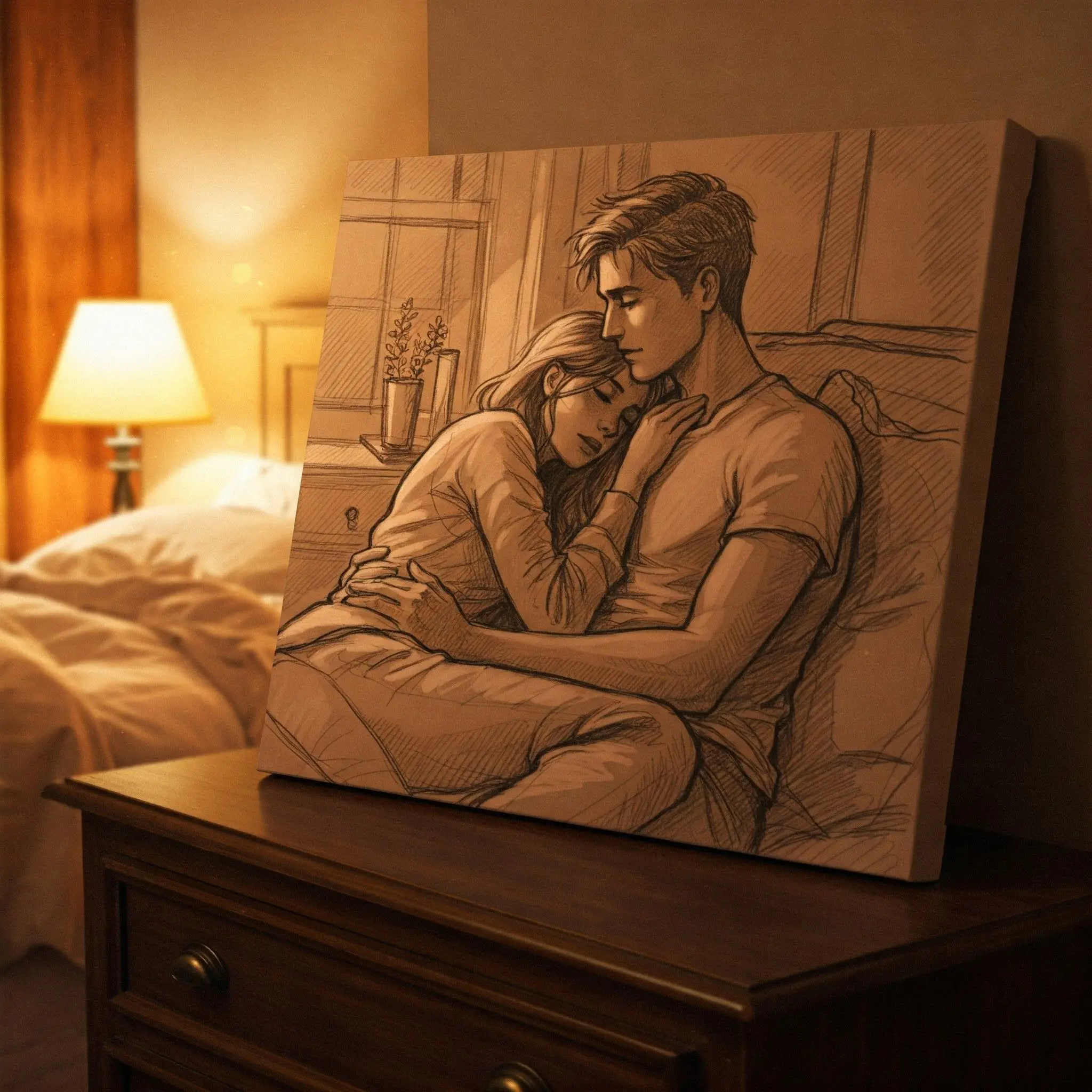 Onde você pode usar desenhos de linha?: Crie uma Obra de Arte para sua Casa.