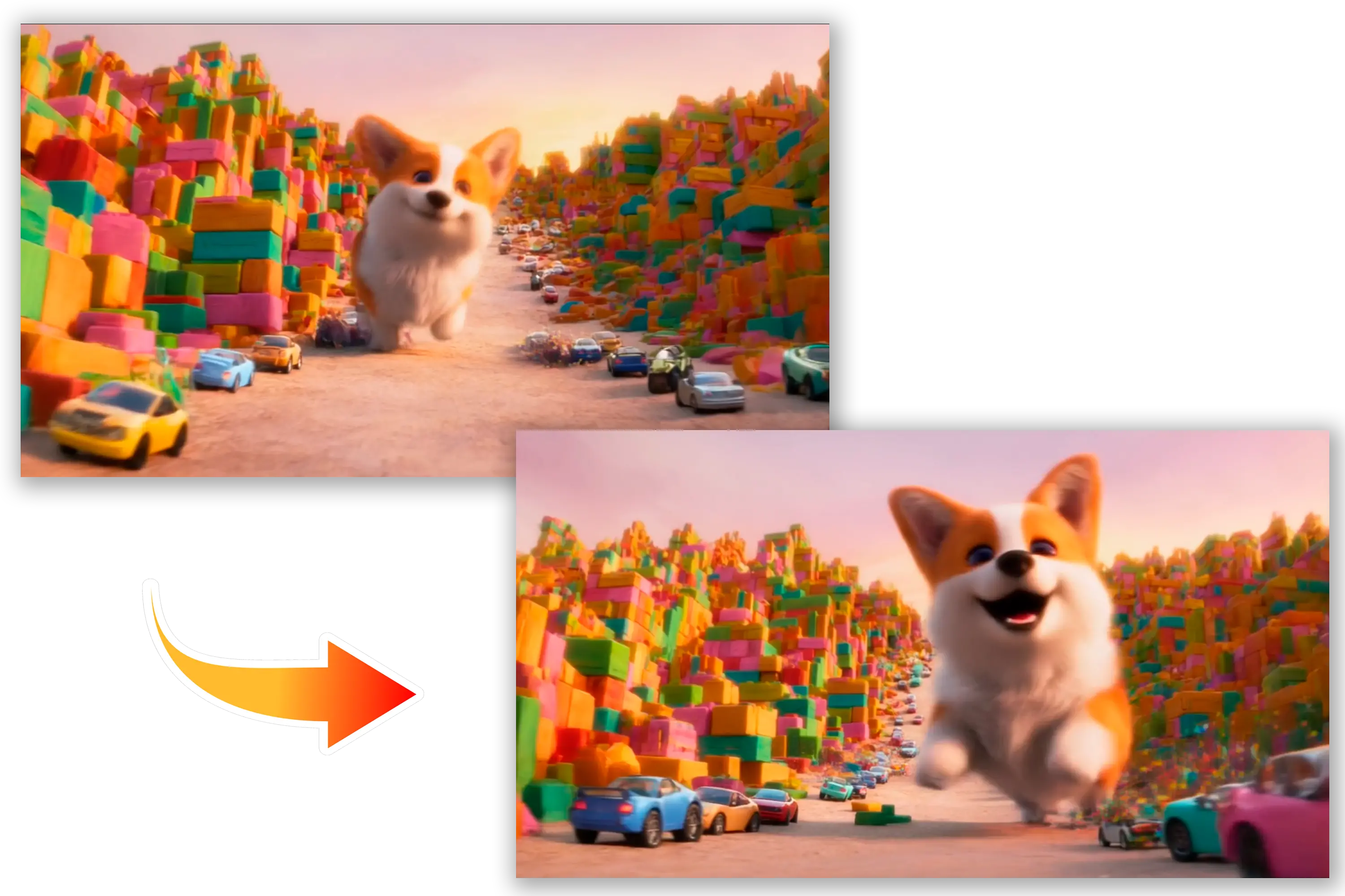 Gerar vídeos mais longos: Opção Último Frame.