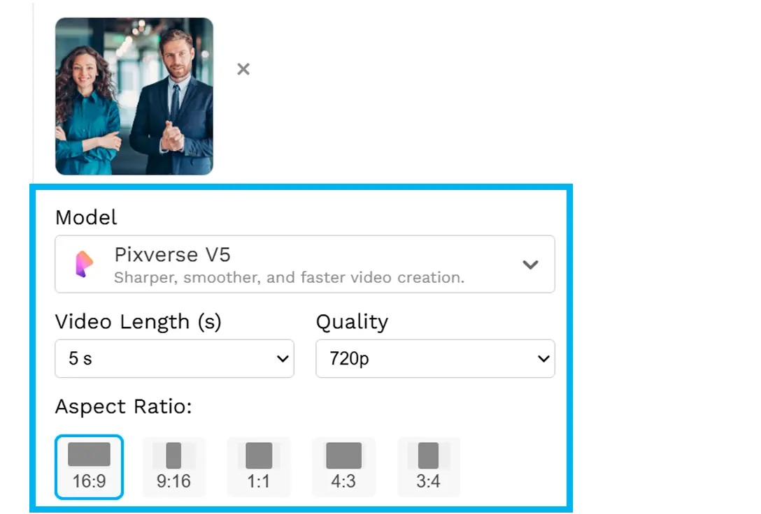 Verifique as opções disponíveis..