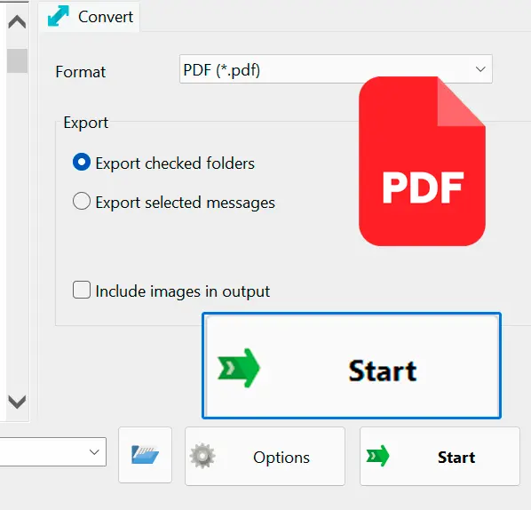 Exportar para PDF.
