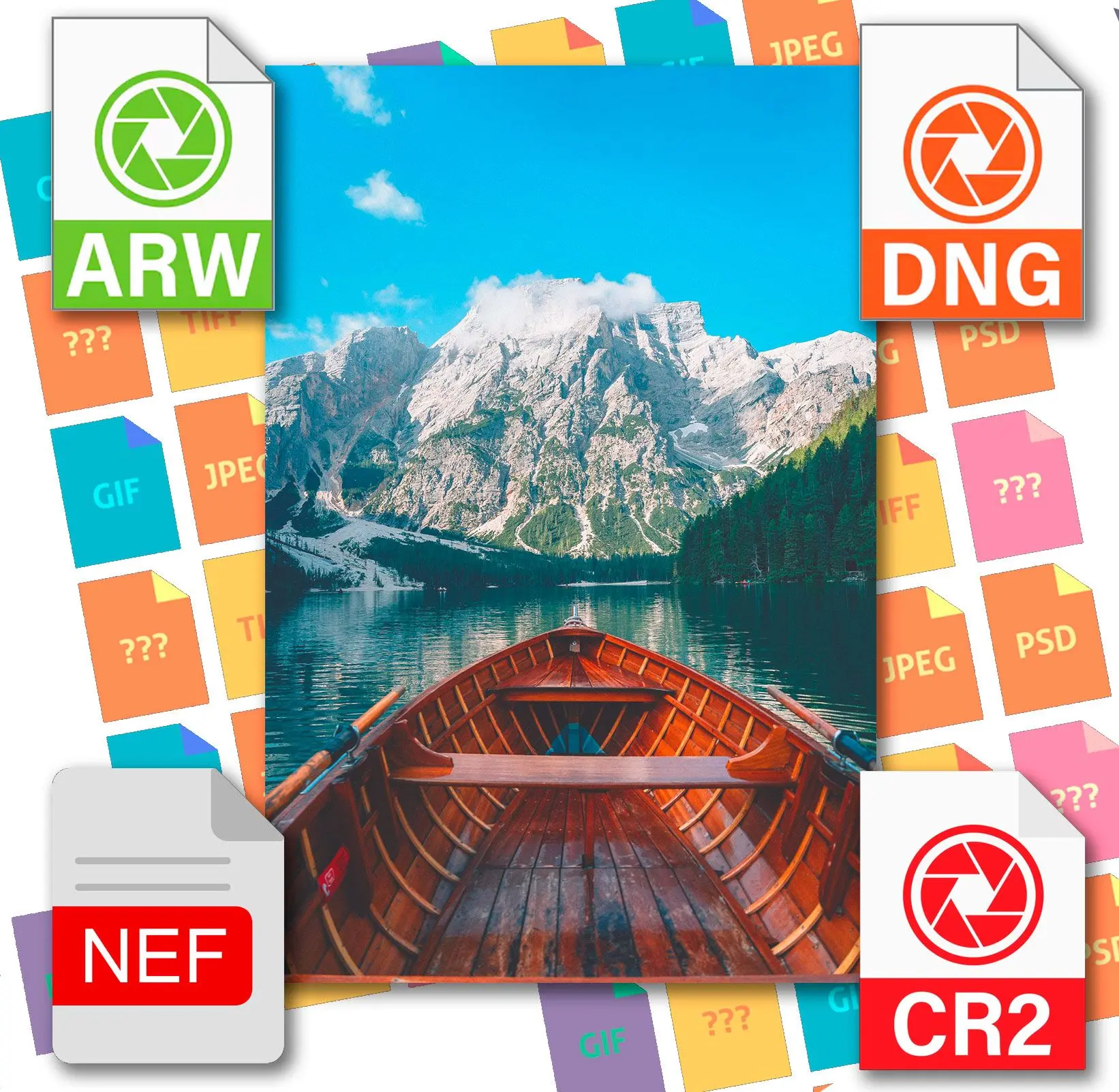 Suporta mais de 20 formatos RAW de mais de 1000 câmeras digitais..