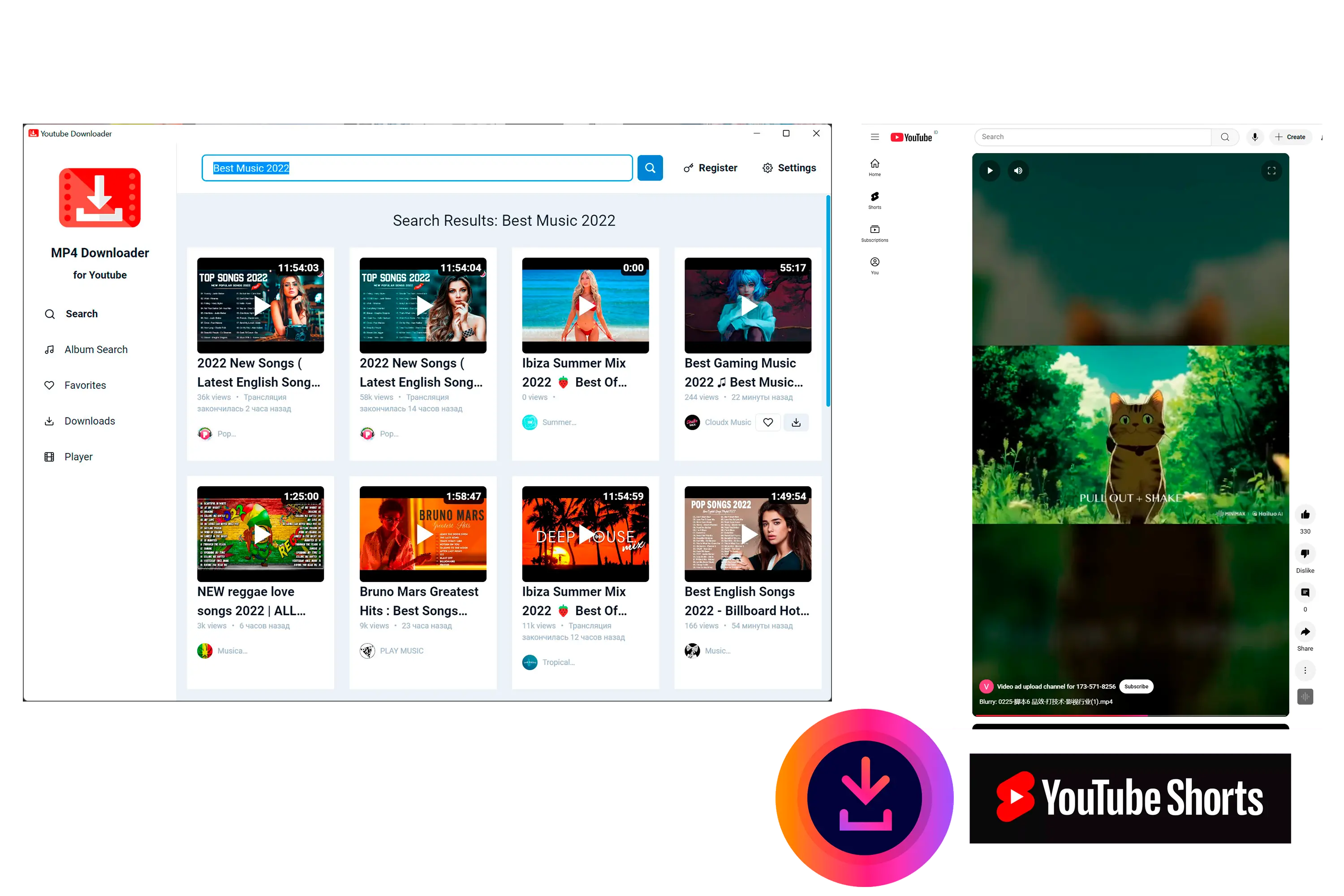 MP4 Downloader for Youtube Captura de tela.