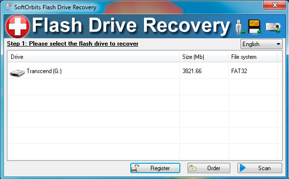 SoftOrbits Flash Drive Recovery Captura de tela 