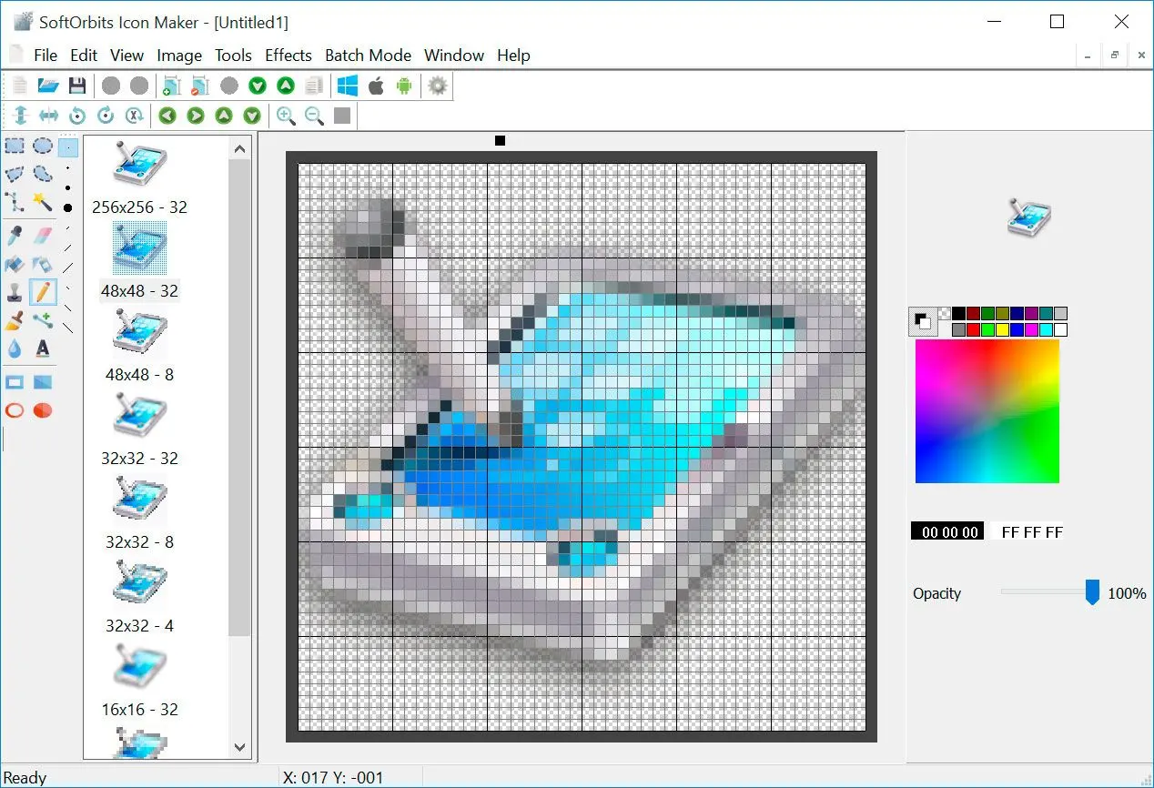 SoftOrbits Icon Maker Captura de tela.